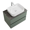 Мебель для ванной BelBagno Kraft 70 см со столешницей, эмаль, Еловый матовый