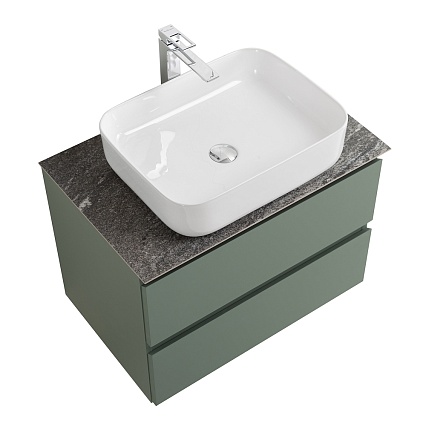 Мебель для ванной BelBagno Kraft 70 см со столешницей, эмаль, Еловый матовый