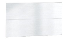 Фасад подвесной тумбы Marka One Mix 100 см для 2 ящ Push, МДФ, белое дерево