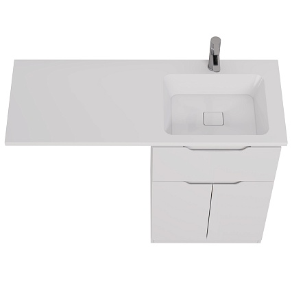 Мебель для ванной Dreja Vega 120 см белая
