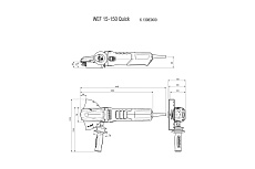 Угловая шлифмашина Metabo WEF 15-150 Quick 613083000