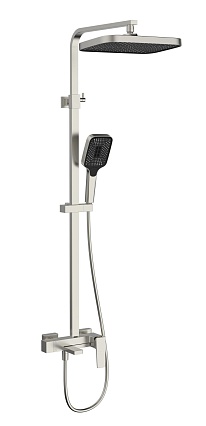 Душевая стойка Vincea Cube VSFS-4C12BN брашированный никель