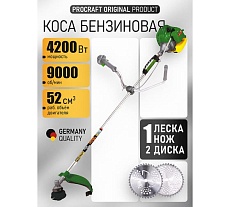 Триммер садовый бензиновый PROCRAFT Electro Starter T4200EL
