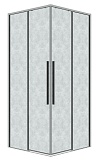 Душевой уголок Grossman Galaxy 300.K33.01.1010.10.02 100x100 шиншилла, хром