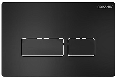 Кнопка смыва Grossman Pragma 700.K31.03.210.210 черная матовая