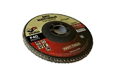 Круг лепестковый плоский (10 шт; 125х22 мм; Р40) Skrab 35841