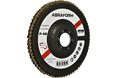 Круг лепестковый FlapLine ZC, 125 мм, прямой, Р40 ABRAFORM AF-FL-ZC-KLT1-40