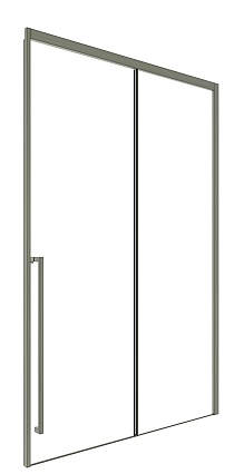 Душевая дверь Timo TDSS-140/13C-8L 140x200 прозрачное, никель