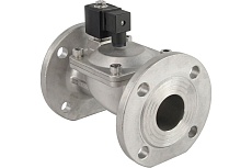 Электромагнитный клапан DN.ru соленоидный двухходовой VSF-601N-PU-NC Ду40 Ру8 24В DC D130-00971