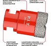 Коронка алмазная по керамограниту P.I.T. 38 мм, M14, сухое сверление, вакуумная пайка AMAS18-0038