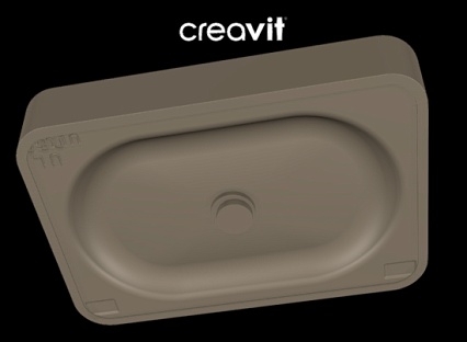 Раковина Creavit Ultra UL060.F0000 60 см капучино матовый