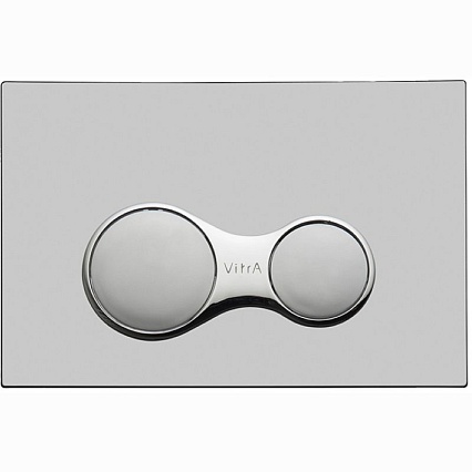 Кнопка смыва VitrA Sirius 740-0485 матовый хром