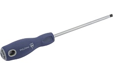 Шлицевая отвертка (Slotted, 4.0х100 мм, держатель) Мастак 040-40100H