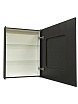 Зеркальный шкаф Art&Max Techno 60x80 AM-Tec-600-800-1D-DS-F-Nero с подсветкой, черный матовый