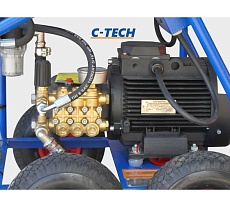Установка опрессовочная в/давления C-TECH DN1520 (140 бар, до 1200 л/ч, 5.5 кВт, 380 В) мобильная NP1520ET3E4BP2P1 DN1520ET3E4BP2P1
