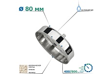 Коронка алмазная по керамике и стеклу 80 мм TORGWIN T201027