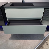 Тумба с раковиной Orans BC-2055-1200L-2GC 120 см серо-зеленый