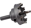 Коронка по металлу HM (52х12 мм; хвостовик 10 мм; комплект) D.BOR HS-HM-12-052-T