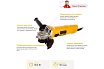 Углошлифовальная машина DeWalt DWE4113-KS