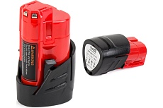 Аккумулятор для Milwaukee Topon 12 V, 1.5 Ah, (Li-Ion) PN: 48-11-2401 TOP-MIL-12-1.5