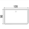 Поддон для душа Wemor 120/90/24 S 120x90, 10000006112