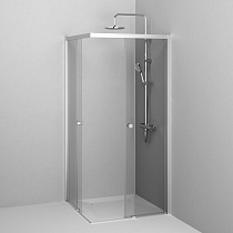 Душевой уголок Am.Pm X-Joy W94G-403-9090-МТ1К 90x90 прозрачный, хром матовый