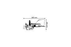 Плоскодюбельная фрезерная машина Bosch GFF 22 A Professional 0.601.620.003