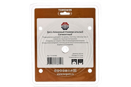 Диск отрезной сегментный по дереву и пластику 180х22.23х1.6 мм Best for Wood and Plastic TORGWIN T1734780