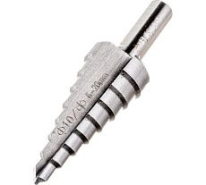 Сверло ступенчатое (6-20 мм; 8 ступеней; шаг 2 мм; ход 4.5 мм) по металлу Энкор 21620