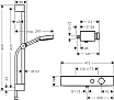 Душевой набор Hansgrohe Pulsify Select S 105 3jet Relaxation 24260000 хром