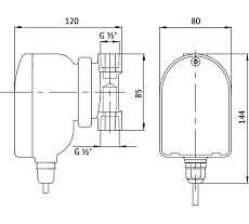 Циркуляционный насос UNIPUMP (ГВС) UPН 15-1.5 68103