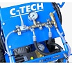 Установка опрессовочная высокого давления C-TECH DN1610 (160 бар, до 600 л/ч, 3 кВт, 220 В) мобильная NP1610ET3E4BP2P1 DN1610ET3E4BP2P1