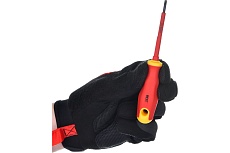 Изолированная отвертка CrV 1000V SL 3х75 мм FIT 55896
