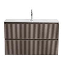 Тумба с раковиной BelBagno Uno 100 см Бежевый матовый
