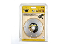 Диск для резки древесины, пластмассы MASTER HLK 125x22.23 мм, 9 сегментов SAMEDIA 320023