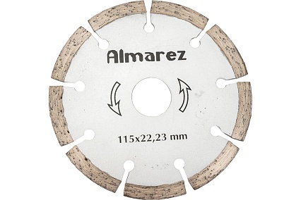 Диск отрезной алмазный Бетон (115х22.23 мм) Almarez 300115