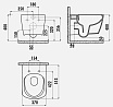 Подвесной унитаз Creavit Elegant EG321-11CB00E-0000