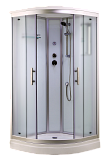 Душевая кабина Timo Standart T-6609SF Silver Fabric 90x90, без г/м, матовые стекла, хром