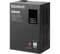 Стабилизатор напряжения автоматический Boxbot WVS 10000, 10 кВт, клеммник+розетка, настенный/напольный, LCD-дисплей, настройка задержки, байпас 901068.WVS10000(2)-2