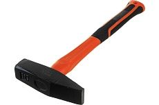 Слесарный молоток TDM 600 гр, кованый, с усиленной прорезиненной фибергласовой рукояткой Алмаз SQ1036-0114