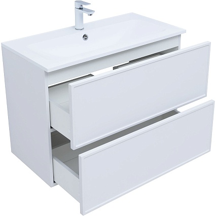Мебель для ванной Aquanet Арт 90 см белый матовый