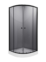 Душевой уголок Niagara NG-003-14T 80x80 тонированный, черный