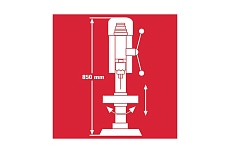 Станок сверлильный Einhell TC-BD 630/1 630 Вт, 250-2400/мин, патрон 16 мм, МК2 4520597