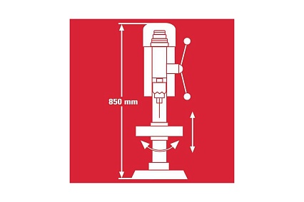 Станок сверлильный Einhell TC-BD 630/1 630 Вт, 250-2400/мин, патрон 16 мм, МК2 4520597