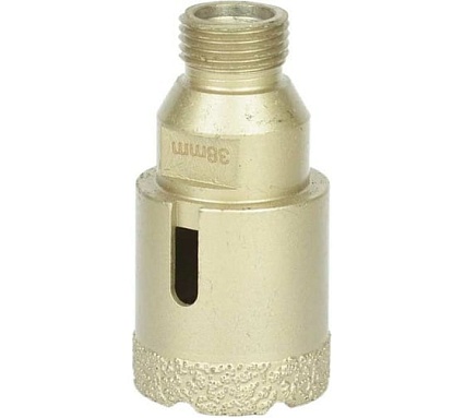Коронка алмазная, вакуумное спекание (38х40 мм; 1/2"; М14) TECH-NICK TUK 136.600.6677