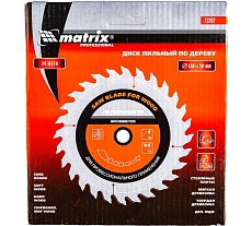 Диск пильный по дереву Professional (130x20 мм; 24Z; кольцо 16/20) Matrix 73202