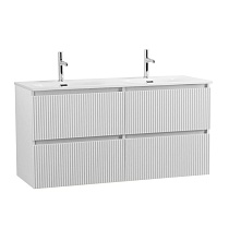 Мебель для ванной BelBagno Uno 120 см, 4 ящика, Bianco Opaco