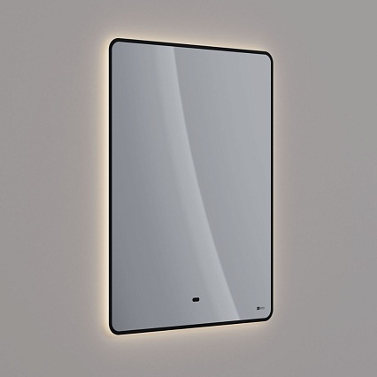 Зеркало Lemark Mioblack 60x80 см LM60ZM-black с подсветкой, антипар