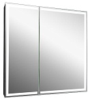 Зеркальный шкаф Континент Mirror Box LED 80x80 с подсветкой, МВК052