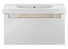 Мебель для ванной напольная Kerama Marazzi Buongiorno Plus 100 см, 1+1 ящик дуб кантри/белый